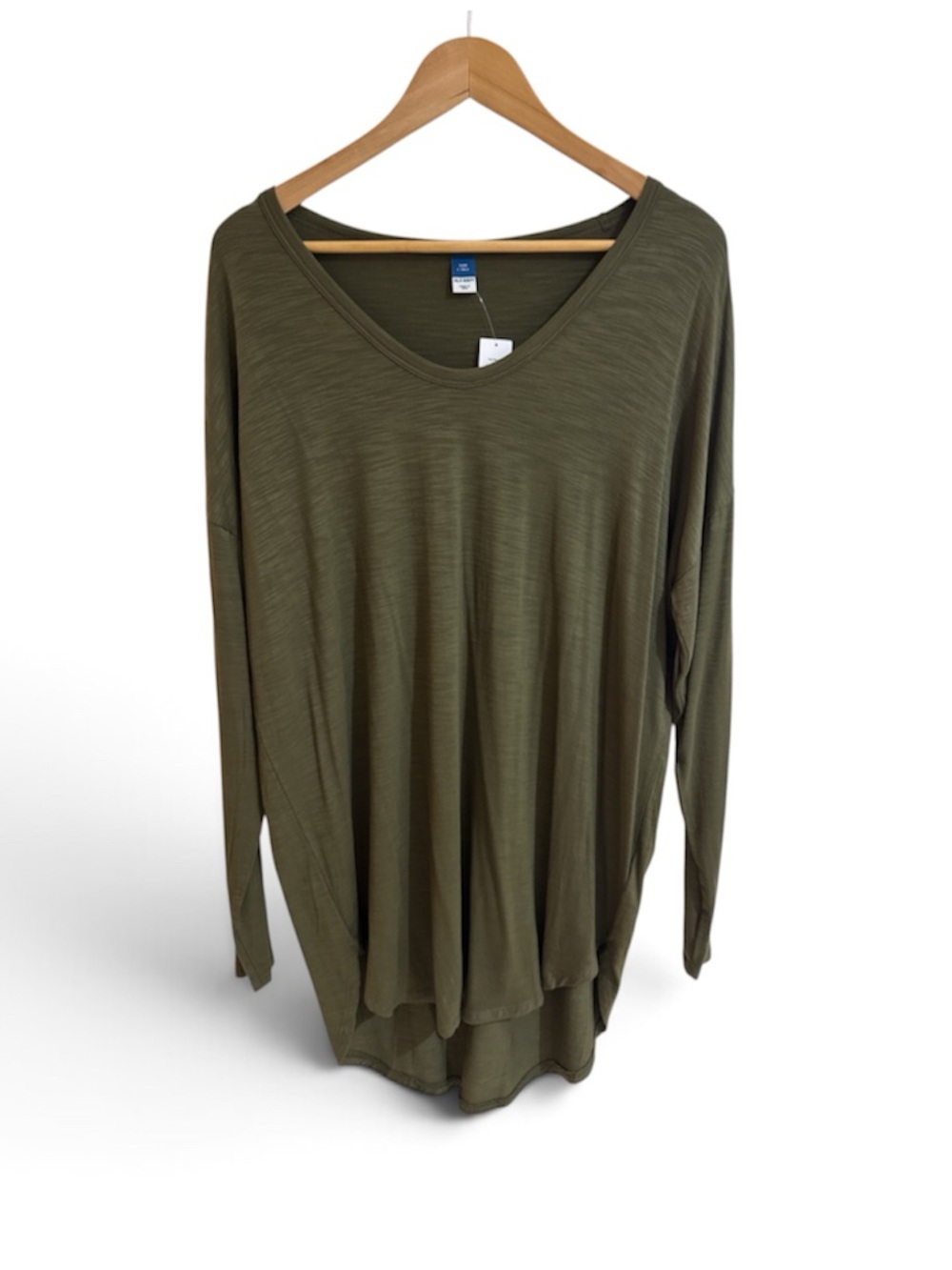 Old Navy Olive Green Long Sleeve Tunic Top L Tall